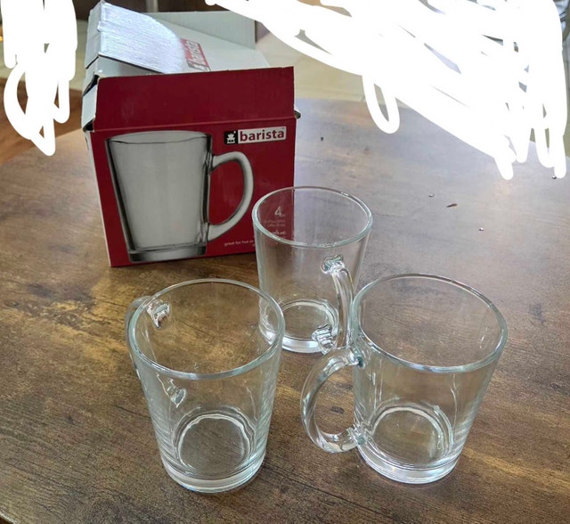 Barista glass coffee mugs - photo 4