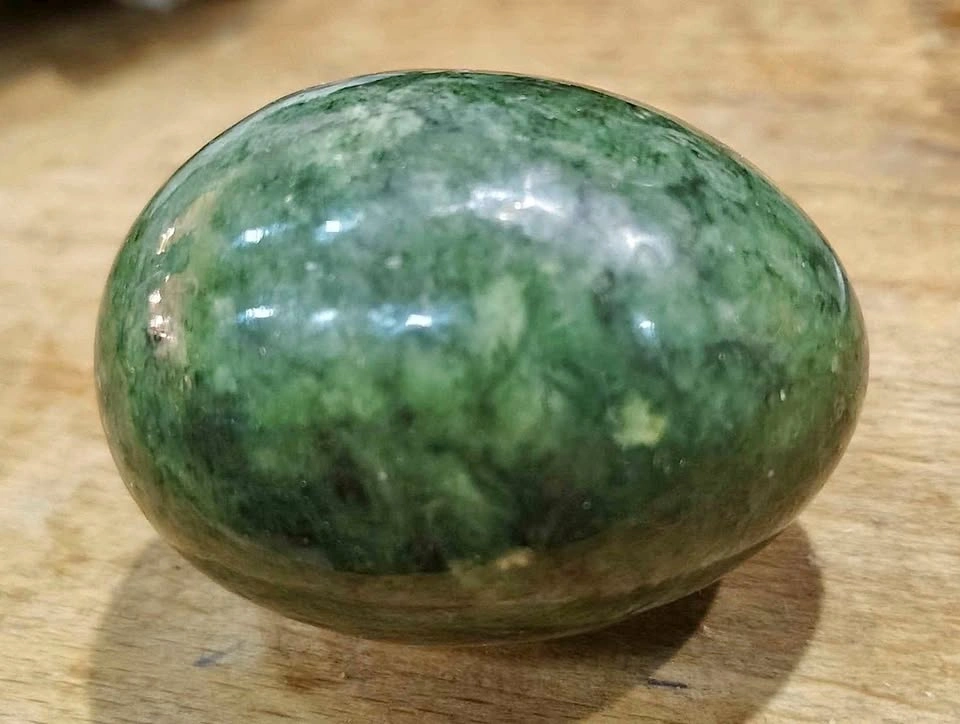JADE EGG sized like a real egg.