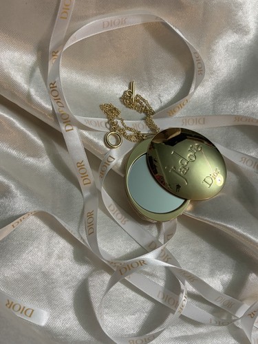 Dior Jadore Vip Gift Gold Pocket Mirror Locket with Chain