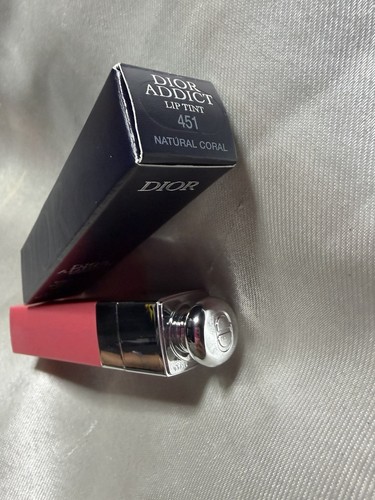New Christian Dior Addict Lip Tint Natural Coral - photo 3