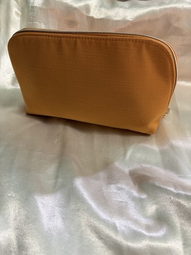 Gucci Beauty Flora Makeup Bag Orange Canvas Cosmetic Pouch - photo 2