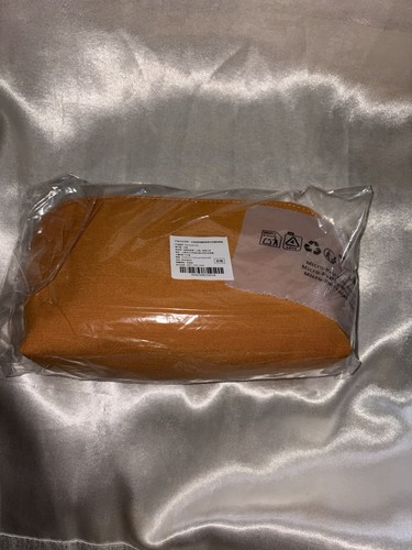 Gucci Beauty Flora Makeup Bag Orange Canvas Cosmetic Pouch - photo 4
