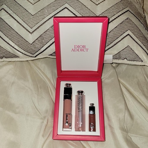 DIOR ADDICT 3-PIECE SET (001 Pink) Lip Glow, Lip Maximizer & Min - photo 2