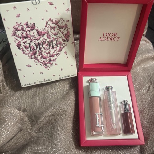 DIOR ADDICT 3-PIECE SET (001 Pink) Lip Glow, Lip Maximizer & Min - photo 3
