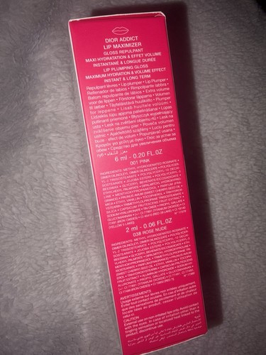 DIOR ADDICT 3-PIECE SET (001 Pink) Lip Glow, Lip Maximizer & Min - photo 5