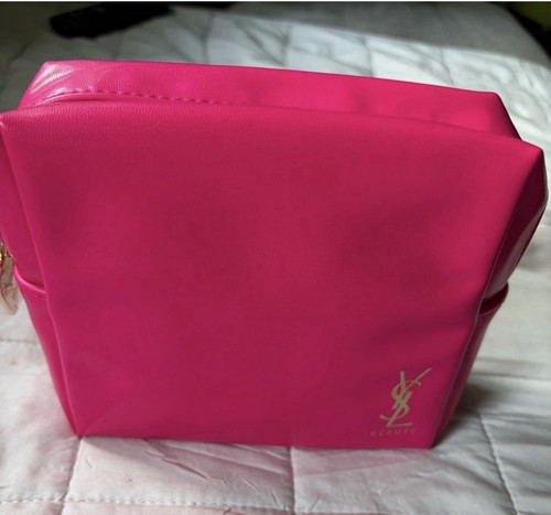 YSL Yves Saint Laurent BEAUTE Novelty Pouch Fuchsia