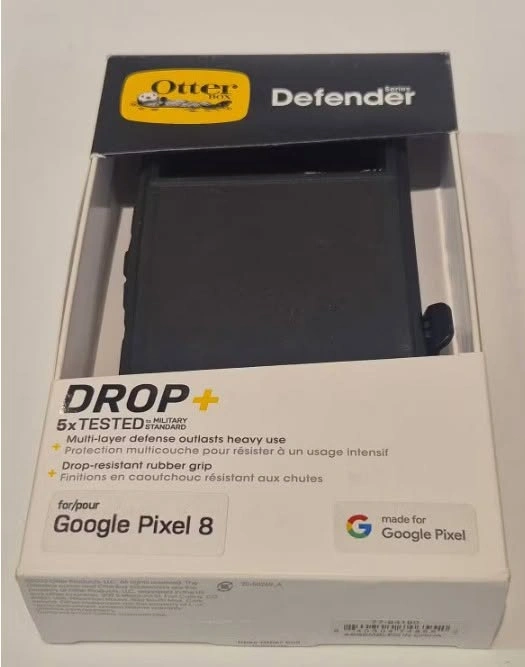OtterBox Defender Series Drop+ Case for Google Pixel 8 - Black - photo 2