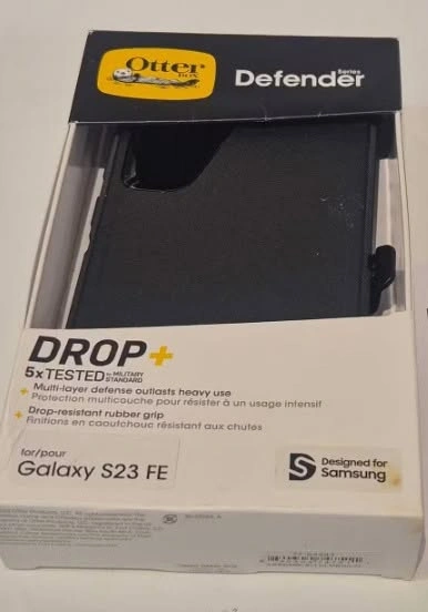 OtterBox Defender Series Case for Samsung Galaxy S23 FE - Black - photo 2