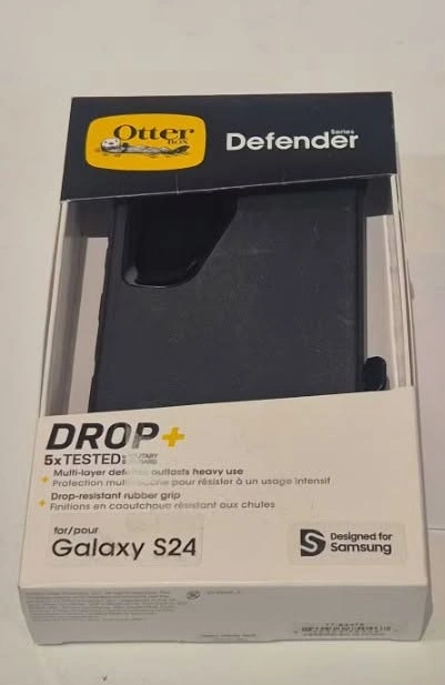 OtterBox Defender Series Drop+ Case for Samsung Galaxy S24 - Bla - photo 2