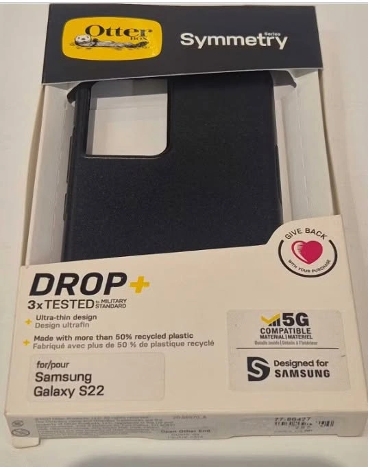 OtterBox Symmetry Series Case for Samsung Galaxy S22 - Black - photo 2