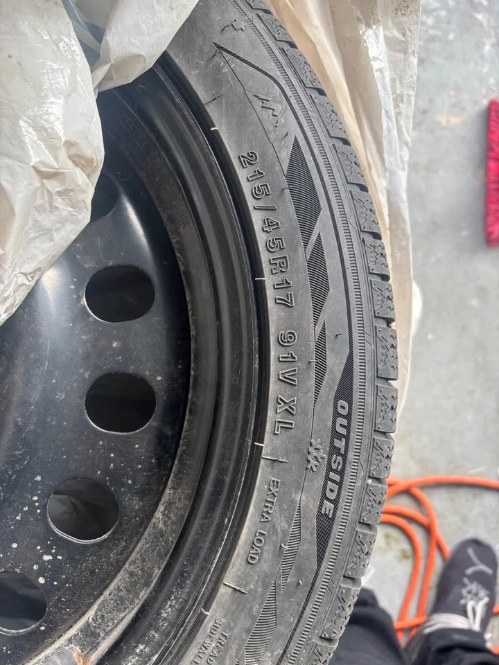 Winter tire set with rims - photo 3