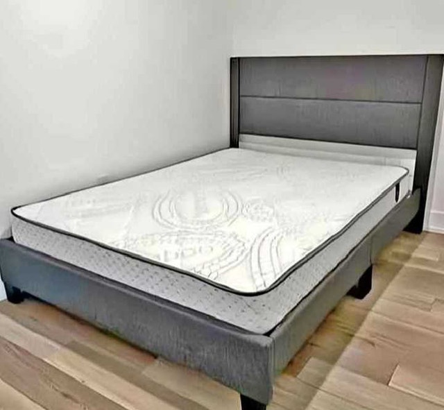 Queen Size Bed Frame With Mattress For Sale