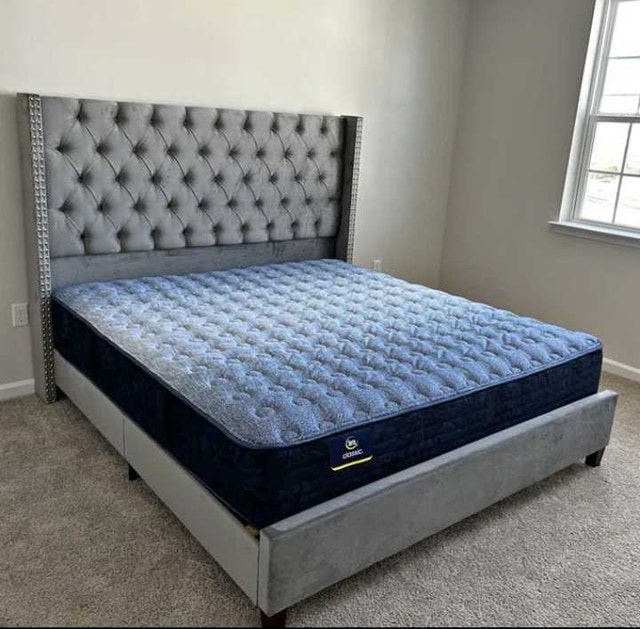 Queen Size Bed Frame With Mattress