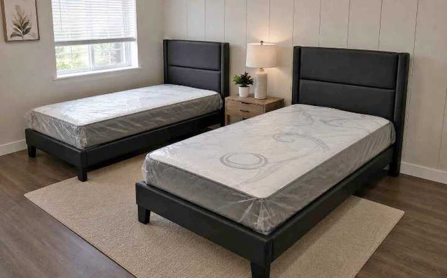 2 Twin Size Bed Frame With Mattress