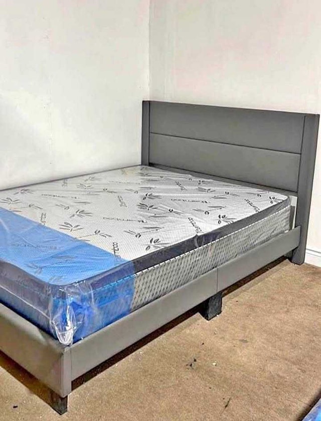 Queen Size Bed Frame With Mattress