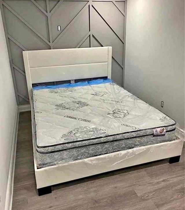 Queen Size Bed Frame With Mattress
