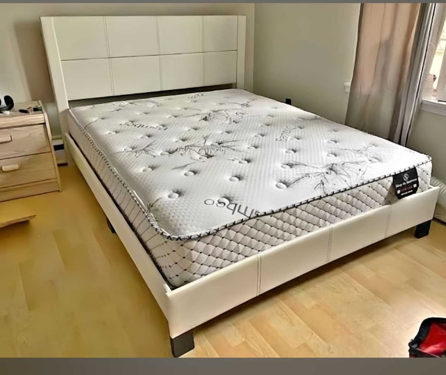 Queen Size Bed Frame With Mattress