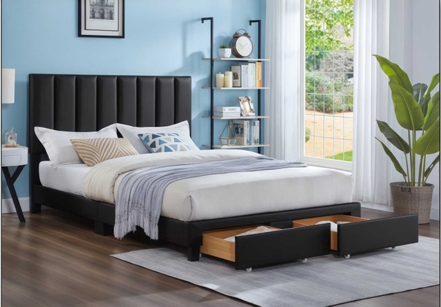 BRAND NEW QUEEN SIZE BED FRAME_NEVER USED;SEALED