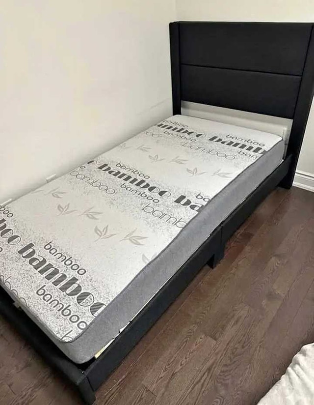 Twin Size Bed Frame With Mattress