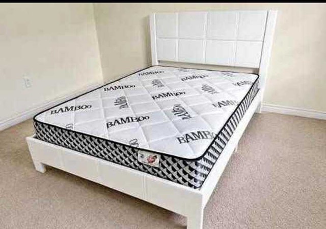 Queen Size Bed Frame With Mattress
