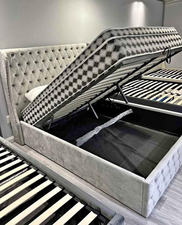 Queen size bedframe with mattress for sale