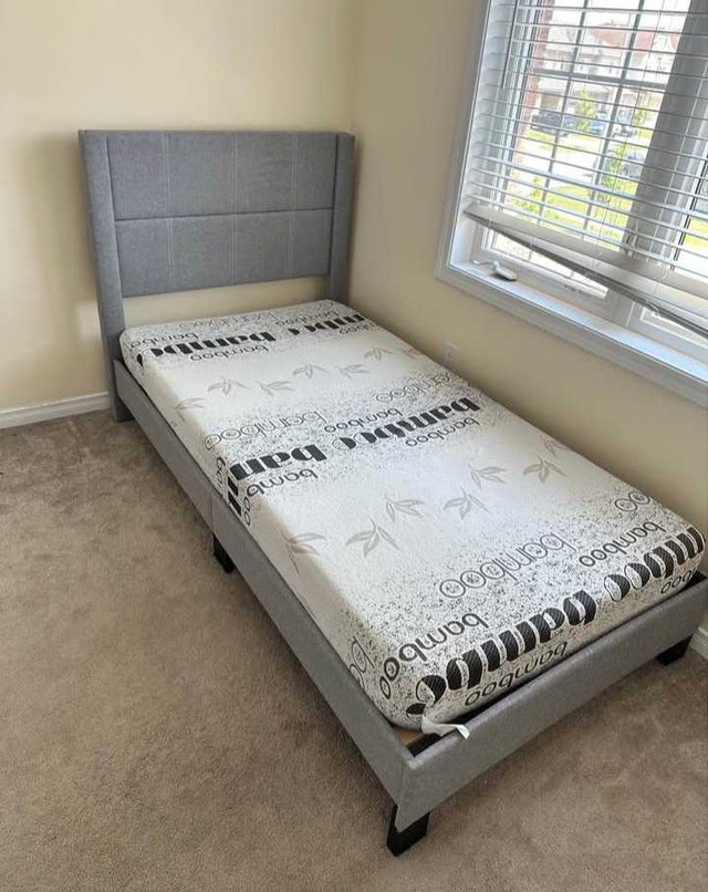 Single Size Bed Frame With Mattress