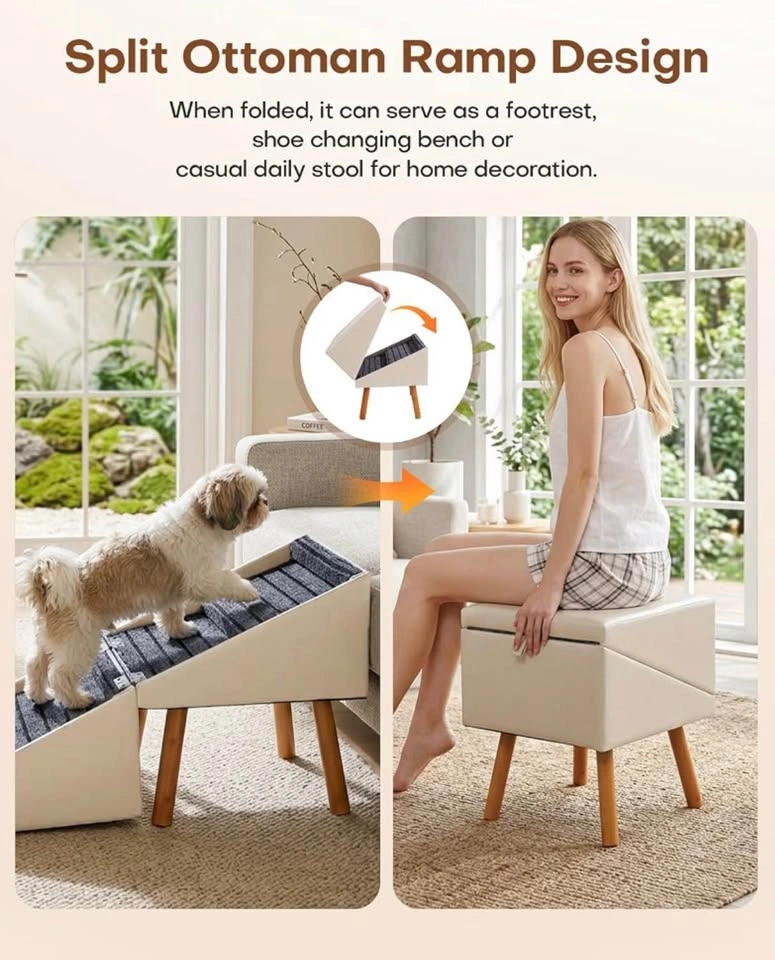 Brand New Large 21.6” Tall Dog Ottoman Ramp - photo 3