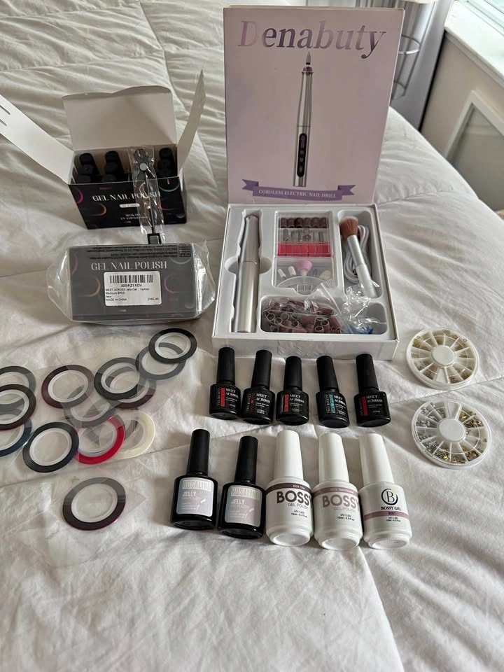 Brand New Cat Eye Gel Polish Set and Nail Drill