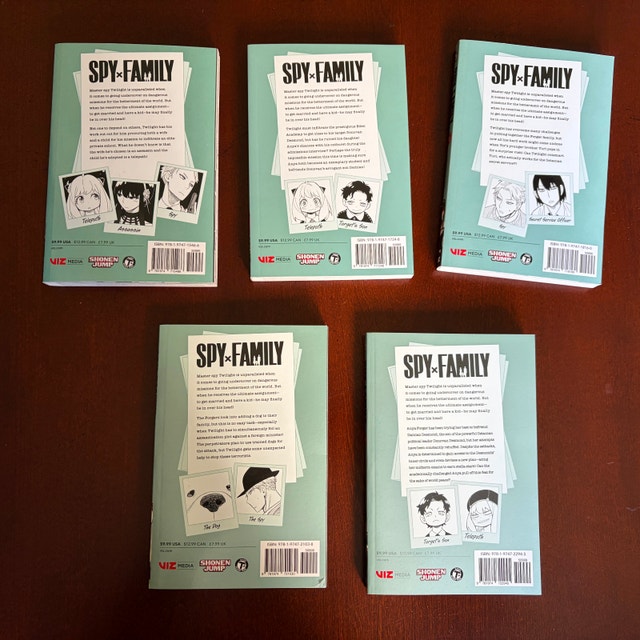 SPY x FAMILY Books Vol. 1–5 • English Manga Set - photo 3