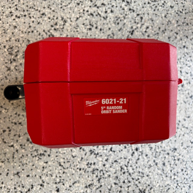 Milwaukee 6021-21 5" Random Orbit Sander Hard Case • Empty - photo 4
