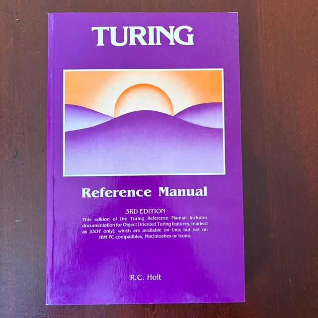 Vintage Turing Programming Books • Tutorial + Reference Manual - photo 4