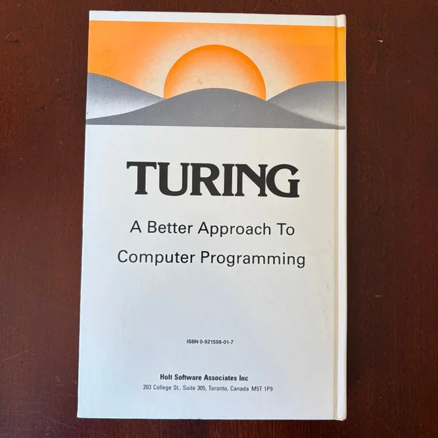 Vintage Turing Programming Books • Tutorial + Reference Manual - photo 5