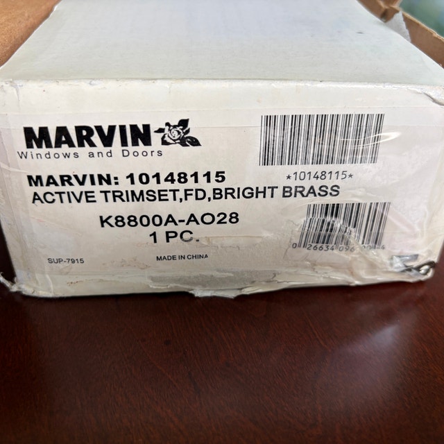 Marvin 10148115 French Door Active Trim Handle Set • NEW - photo 3
