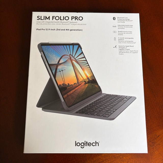 Logitech Slim Folio Pro Keyboard Case for iPad Pro 12.9" - photo 2