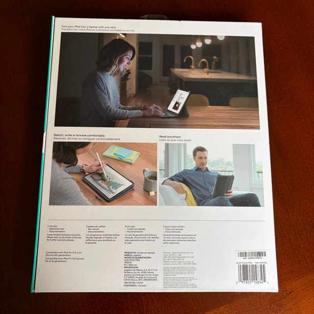 Logitech Slim Folio Pro Keyboard Case for iPad Pro 12.9" - photo 3