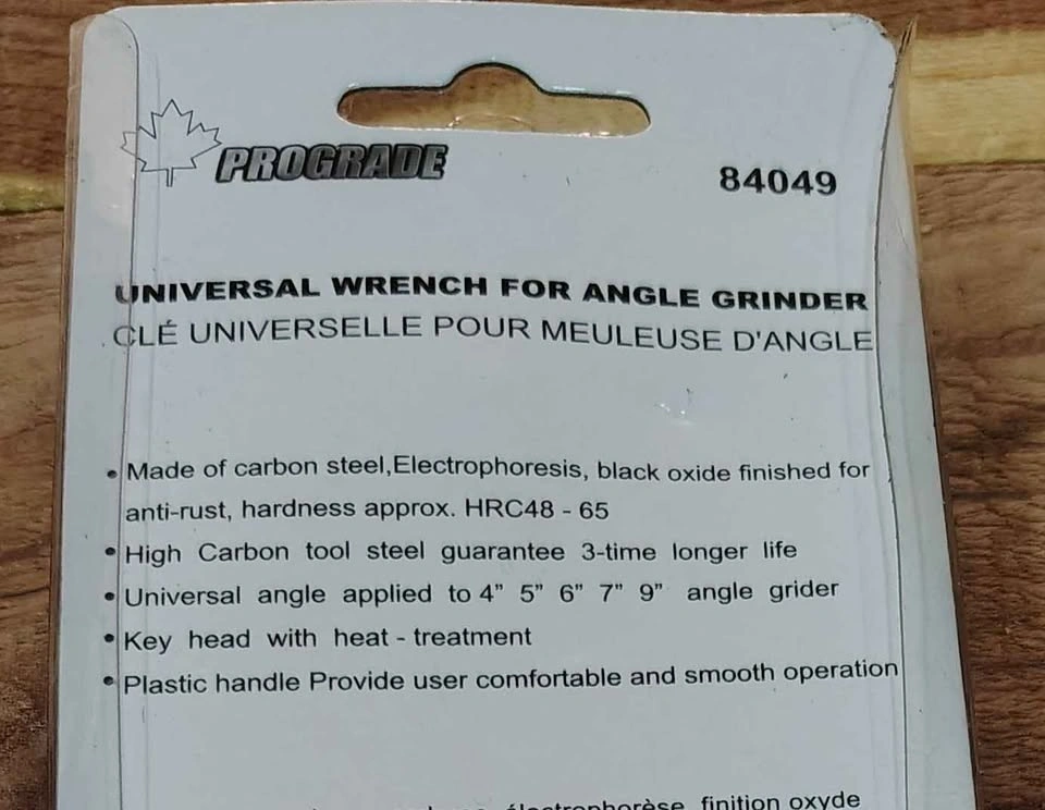 NEW ADJUSTABLE ANGLE GRINDER WRENCH - photo 2