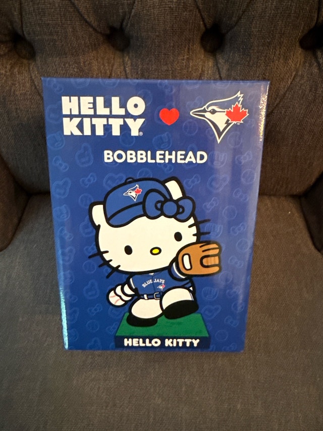 Hello Kitty Toronto Blue Jays Bobblehead