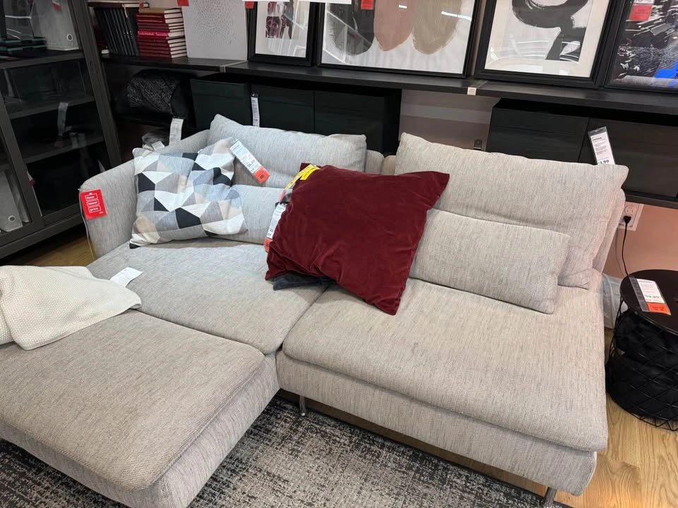IKEA SÖDERHAMN Loveseat with Chaise - photo 3