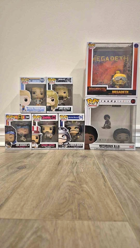 Funko Pop! Rocks/Albums $10&up