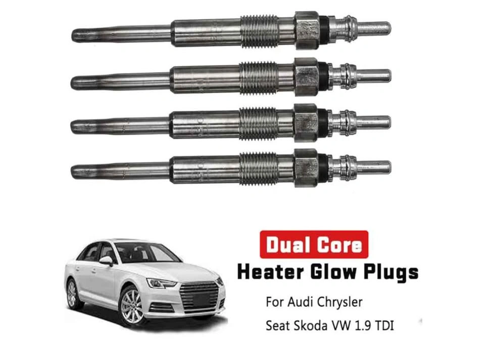 NEW SET OF 4 VW GLOW PLUGS TDI 1996 TO 2004 - photo 4