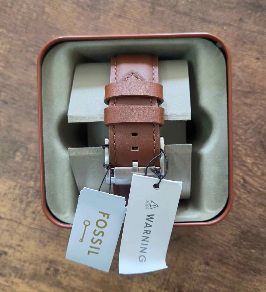 Fossil Sullivan 44 mm Multifunction Brown LiteHide™ Leather Watc - photo 3
