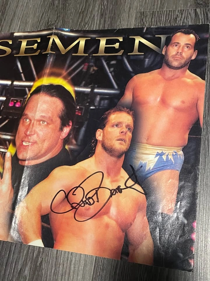 Four Horsemen & Mankind Double-Sided Poster (Chris Benoit Autogr - photo 3