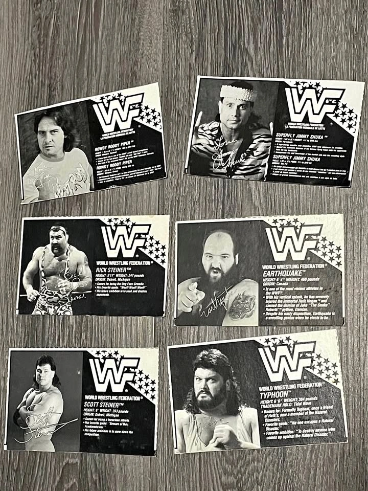 WWF Hasbro: Bio Cards