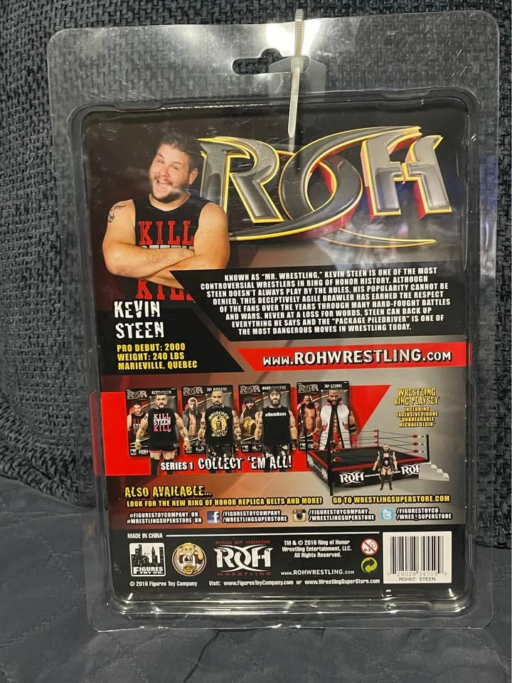 Figures Toy Co. ROH: Kevin Steen (Owens) - Series 1 [SIGNED] - photo 2