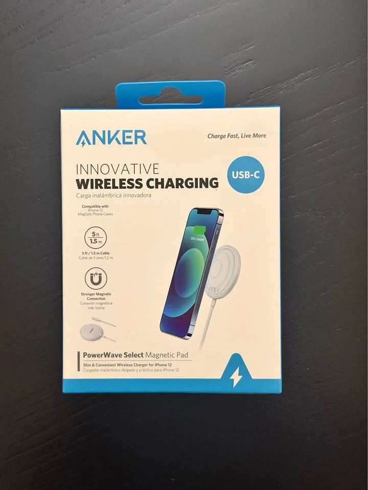 Anker PowerWave Select Magnetic Wireless Charger (USB-C)
