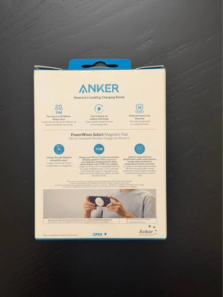 Anker PowerWave Select Magnetic Wireless Charger (USB-C) - photo 2