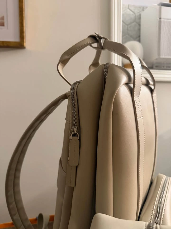 Monos Metro Duffel & Metro Backpack Set – Ivory Vegan Leather - photo 2