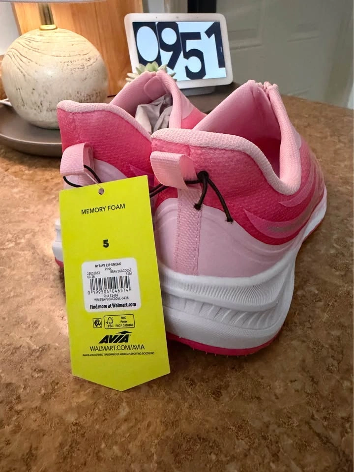 Avia Big Kids Zip Easy On Athletic Sneakers - photo 3