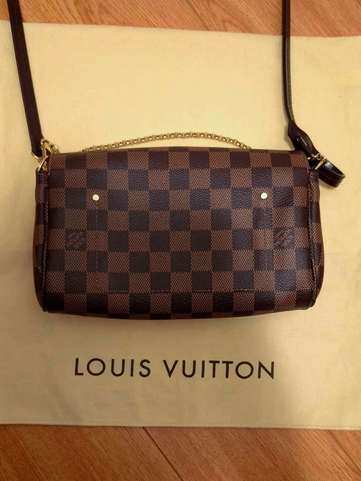 [MINT CONDITION] LOUIS VUITTON Damier Ebene Canvas Favorite PM B - photo 2