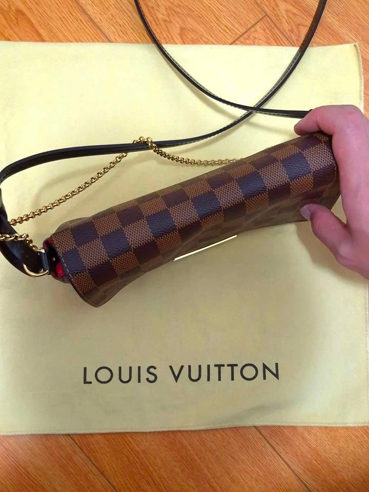 [MINT CONDITION] LOUIS VUITTON Damier Ebene Canvas Favorite PM B - photo 3